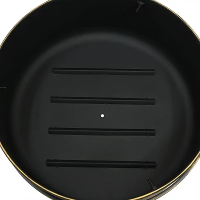 Sunnydaze Decor Sunnydaze Outdoor Camping Or Backyard Round Cauldron Fire Pit With Spark Screen, Log Poker, And Metal Wood Grate - Image 5