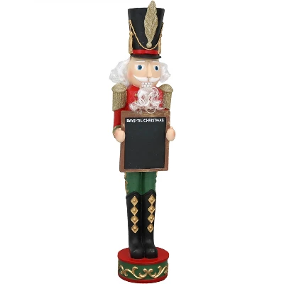 Sunnydaze Decor Sunnydaze Indoor/Outdoor Porch Or Living Room Polyresin Friedrich The Nutcracker With Sign Christmas Holiday Decoration - 36" - Image 8