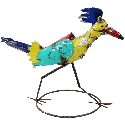 Sunnydaze Decor Sunnydaze Indoor/Outdoor Metal Roadrunner Garden Statue, 12" - Image 5