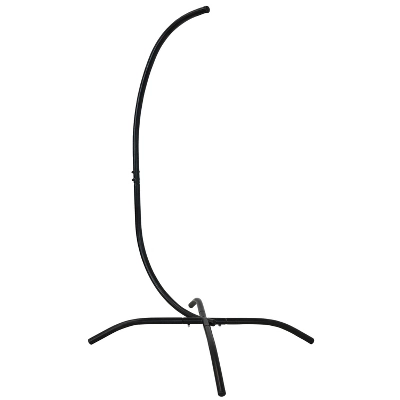 Sunnydaze Decor Sunnydaze Outdoor Resin Wicker Patio Dalia Hanging Basket Egg Chair With Cushions, Headrest, And Steel Stand Set - Teal - 3pc - Image 5